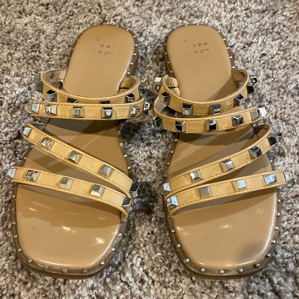 Beige sandals